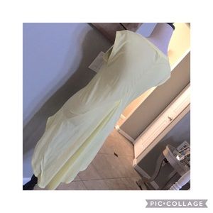 Cool Yellow High-Low Long Tee